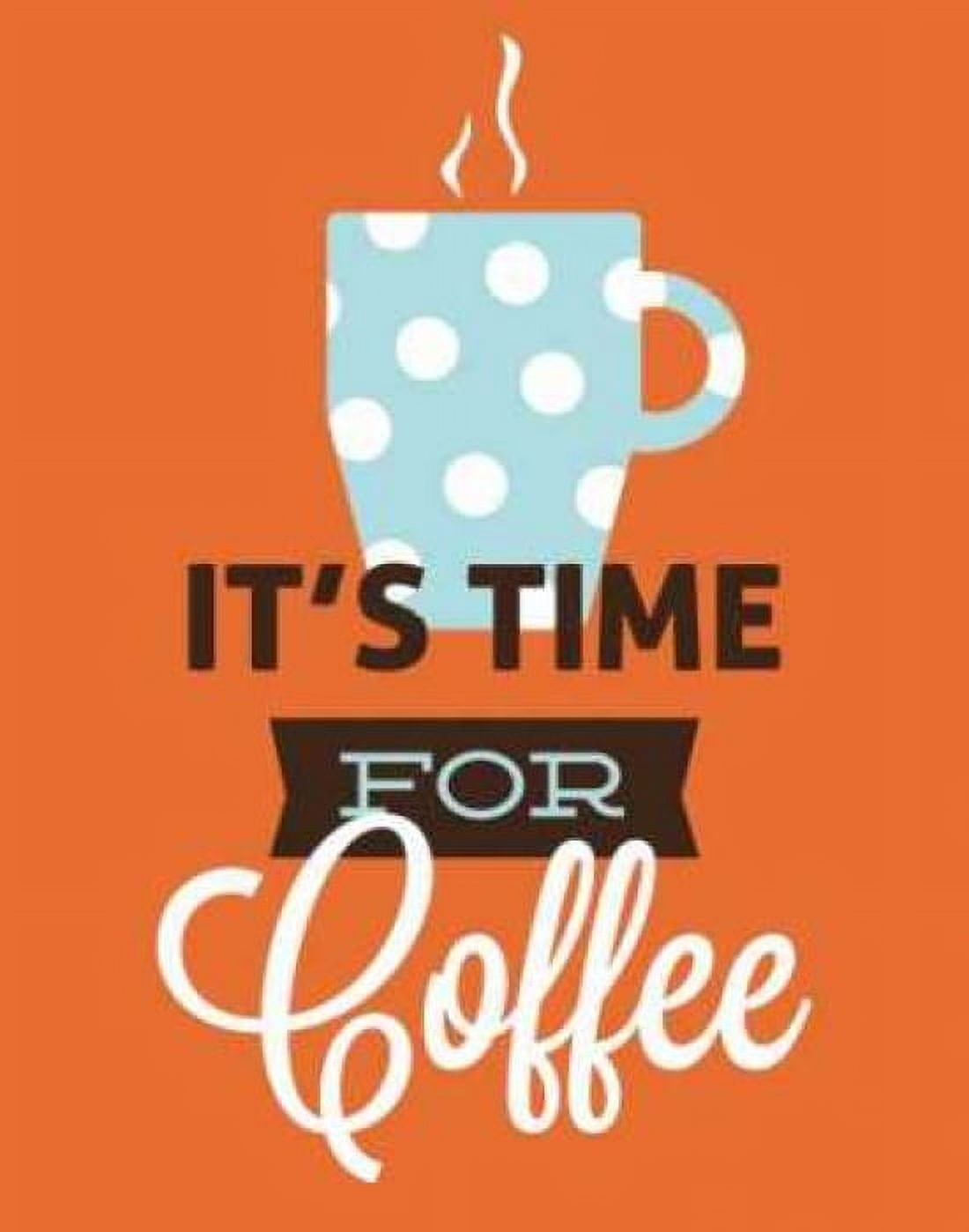 Posterazzi Coffee Time - Orange Canvas Art - Genesis Duncan (22 x 28)