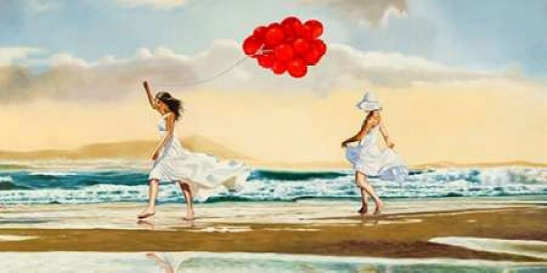 Posterazzi Collecting waves Canvas Art - Pierre Benson (10 x 20)