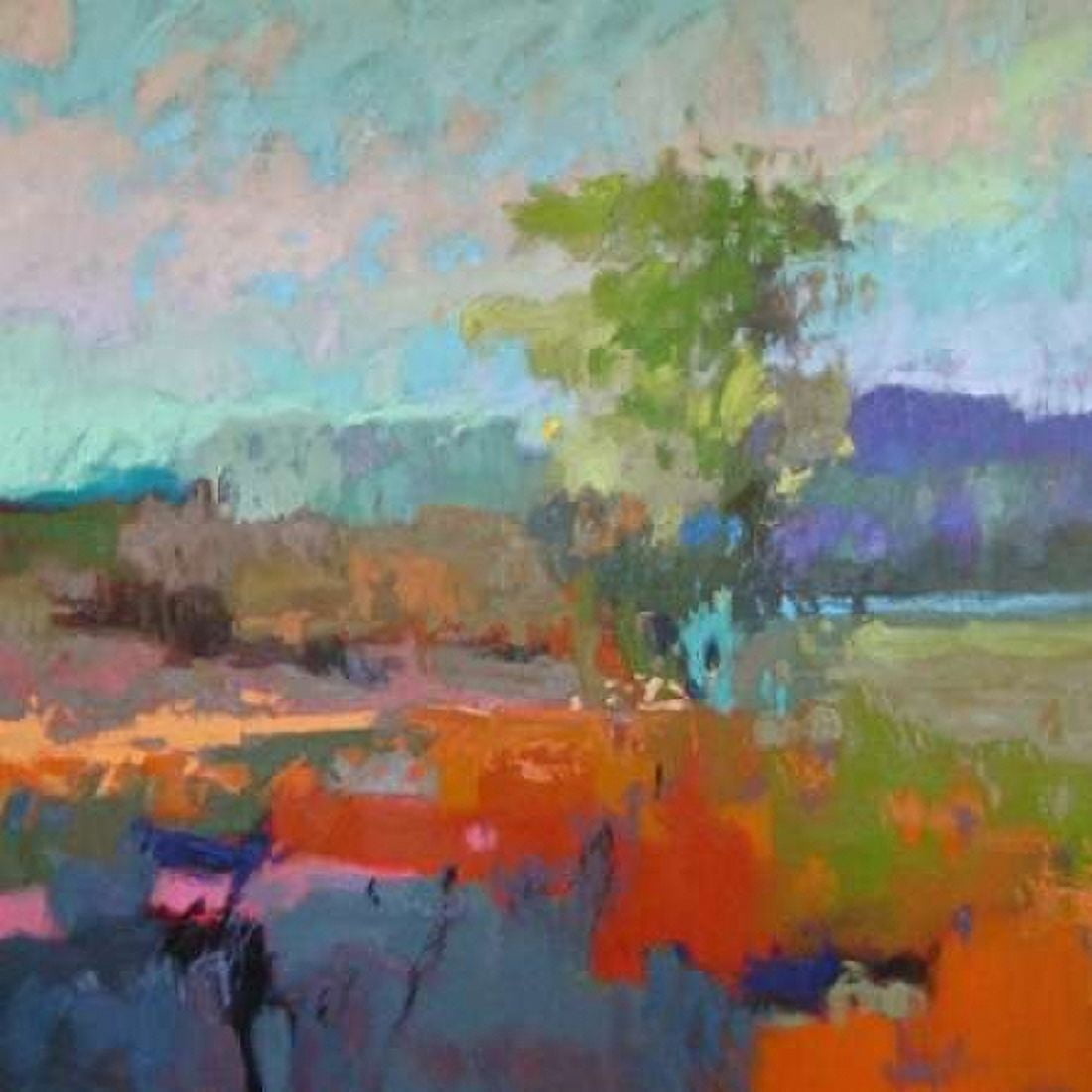Posterazzi Colorfield XII Canvas Art - Jane Schmidt (24 x 24)