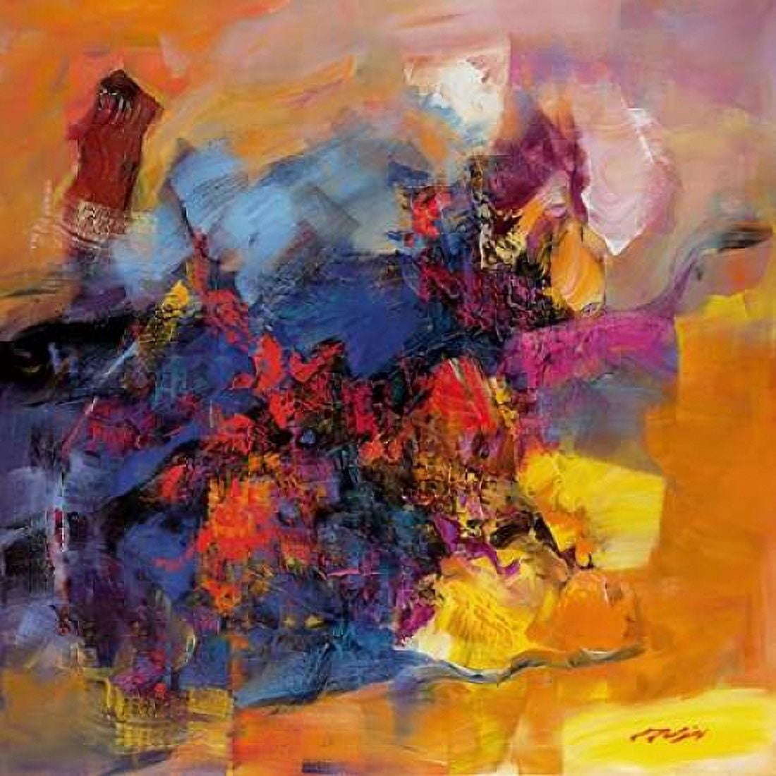 Posterazzi Coloring III Canvas Art - Madjid (24 x 24)