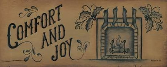 Posterazzi Comfort and Joy Canvas Art - Kim Lewis (24 x 48)