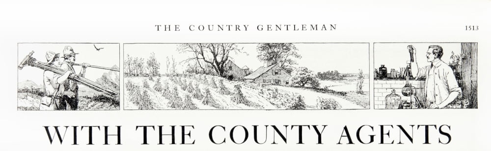 Posterazzi Comic strip in Country Gentleman agricultural magazine from the early 20th century Canvas Art - Remsberg Inc Design Pics (36 x 12)