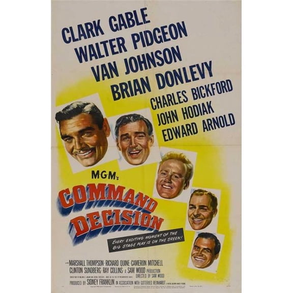 Posterazzi Command Decision Movie Poster - 27 x 40 in.