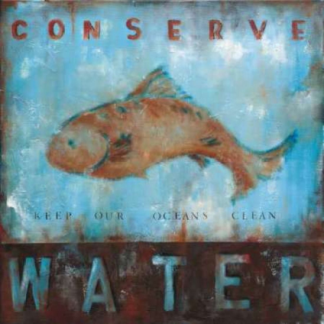 Posterazzi Conserve Water Canvas Art - Wani Pasion (24 x 24)