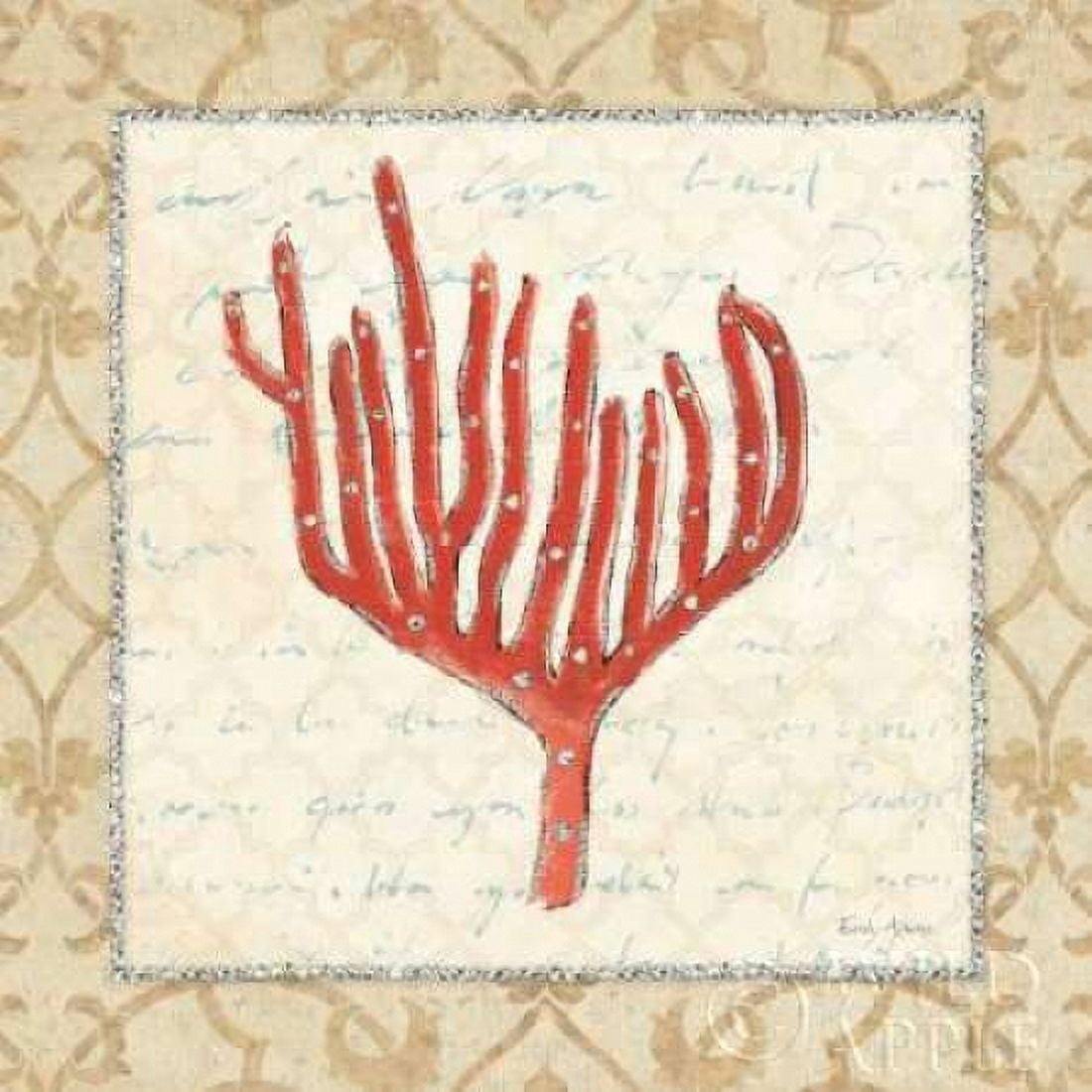 Posterazzi Coral Beauty Light IV Canvas Art - Emily Adams (24 x 24)