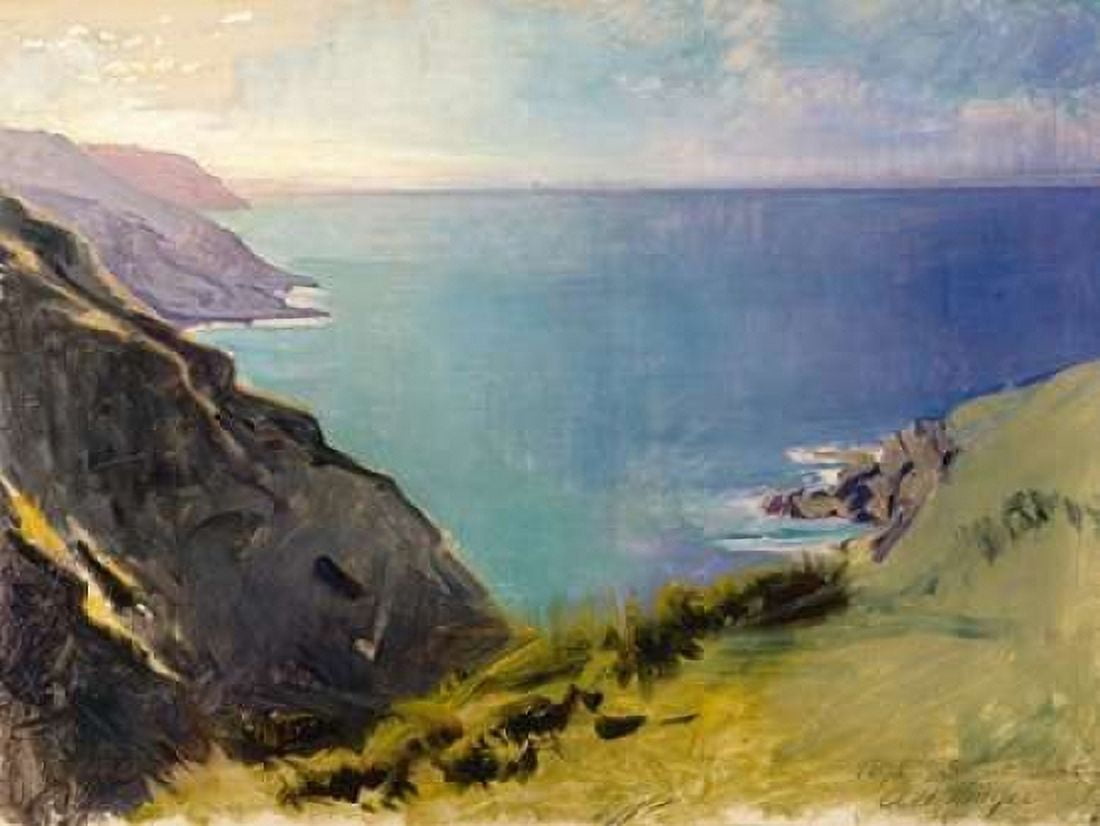Posterazzi Cornish Headlands Canvas Art - Abbott Handerson Thayer (22 x 28)