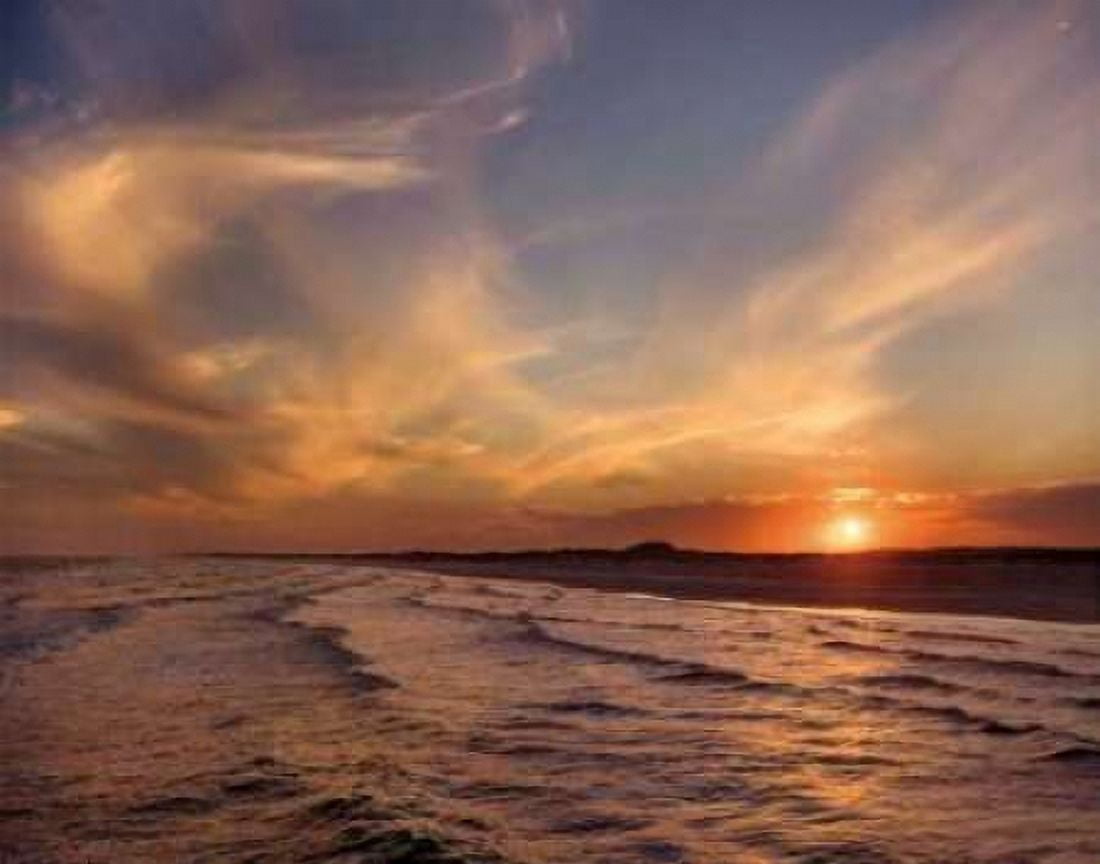 Posterazzi Corpus Christi Sunset Canvas Art - Mike Jones (22 x 28)