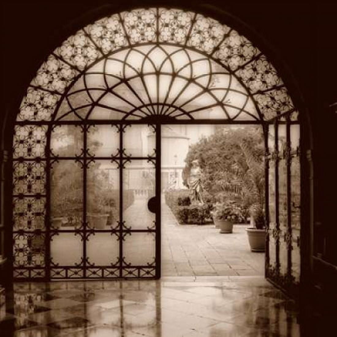 Posterazzi Courtyard in Venezia Canvas Art - Alan Blaustein (24 x 24)