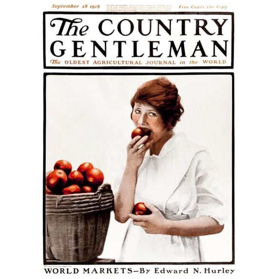 Posterazzi DPI12272454LARGE Cover of Country Gentleman Agricultural Magazine From The Early 20th Century Poster Print - 26 x 36 in. - Large