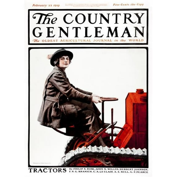 Posterazzi DPI12272304LARGE Cover of Country Gentleman Agricultural Magazine From The Early 20th Century Poster Print - 26 x 36 in. - Large