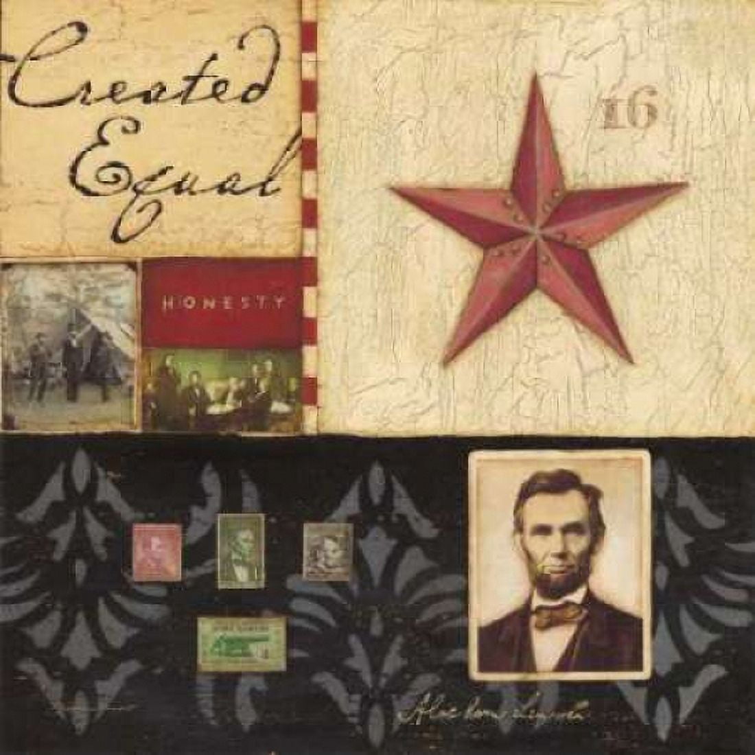 Posterazzi Created Equal Canvas Art - Stephanie Marrott (24 x 24)