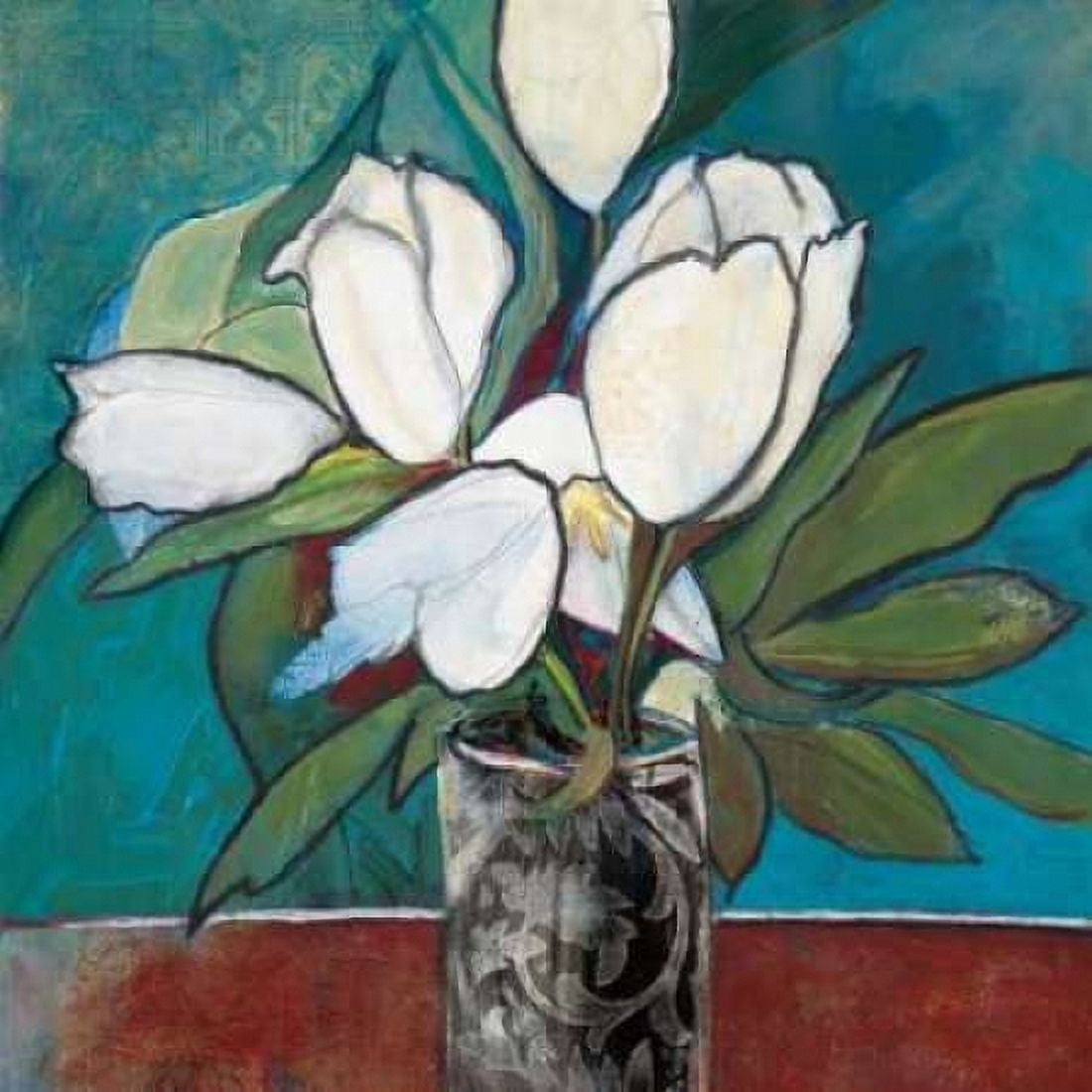Posterazzi Crystal Tulips Canvas Art - Connie Tunick (24 x 24)