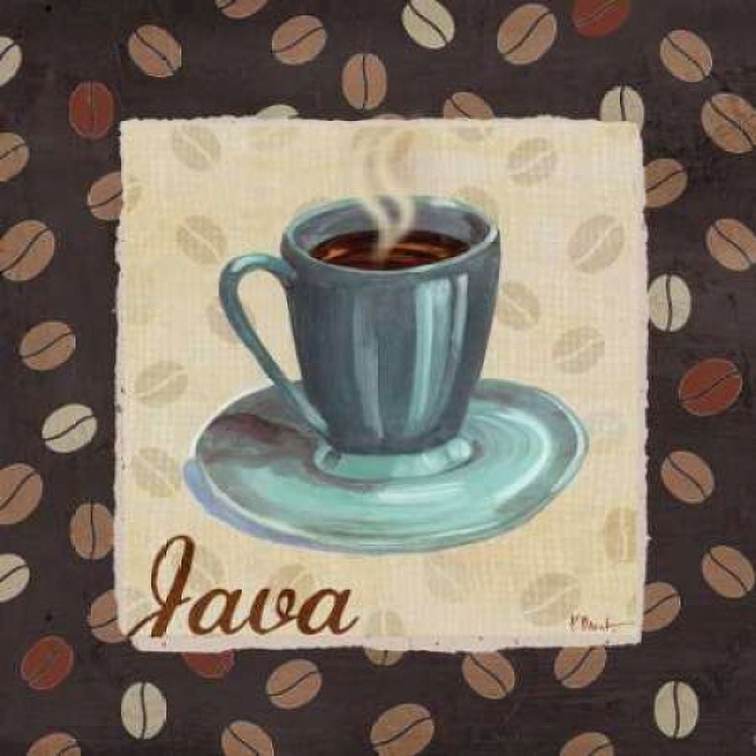 Posterazzi Cup of Joe IV Canvas Art - Paul Brent (24 x 24)
