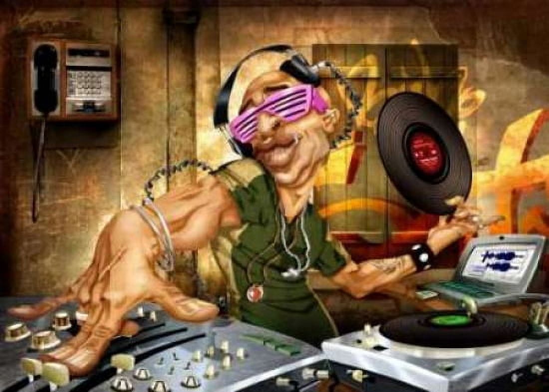 Posterazzi DJ Frank Canvas Art - A - Perez Alvez (20 x 28)
