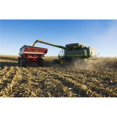 thumbnail image 1 of Posterazzi DPI12251383LARGE A Farmer Augers Yellow Grain Corn From A Combine Into A Grain Wagon During Corn Harvest - Iowa United States of America 3 Poster Print - 36 x 24 in. - Large, 1 of 1