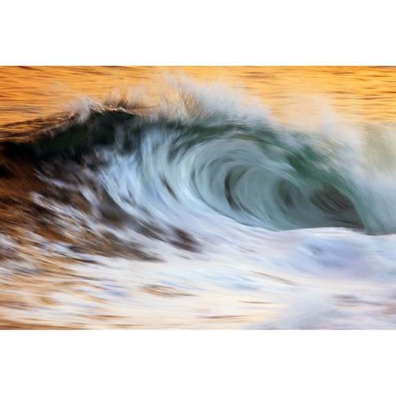 Posterazzi DPI12256227 Motion Blur of Wave - Hawaii United States of America Poster Print - 19 x 12 in.