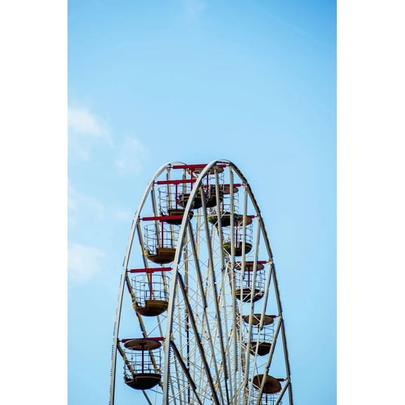 Posterazzi DPI12268750LARGE Ferris Wheel at The Central Pier - Blackpool England Poster Print - 22 x 34 in. - Large