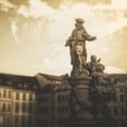 thumbnail image 1 of Posterazzi DPI12270091 Statues Along Karl Bridge - Prague Czech Republic Poster Print - 15 x 15 in., 1 of 3