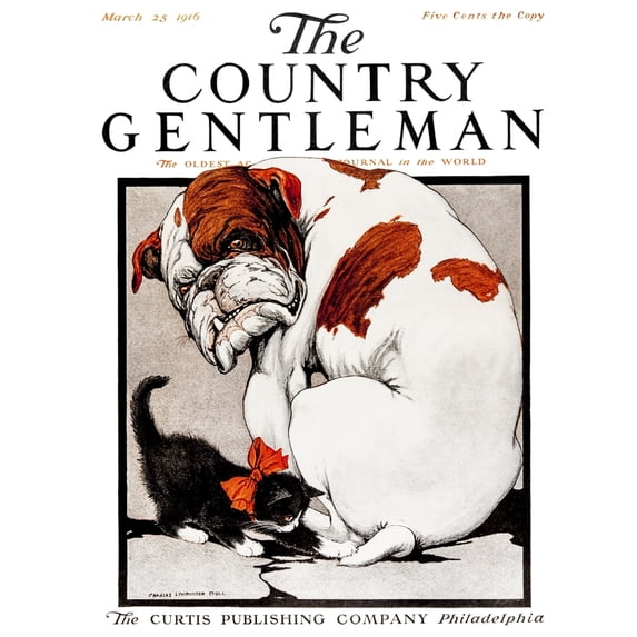 Posterazzi DPI12272384LARGE Cover of Country Gentleman Agricultural Magazine From The Early 20th Century Poster Print - 26 x 34 in. - Large