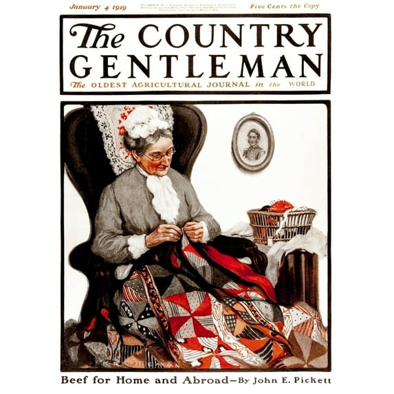 Posterazzi DPI12272429LARGE Cover of Country Gentleman Agricultural Magazine From The Early 20th Century Poster Print - 26 x 36 in. - Large