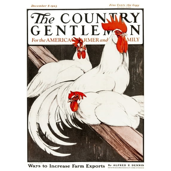 Posterazzi DPI12272516 Cover of Country Gentleman Agricultural Magazine From The Early 20th Century Poster Print - 13 x 18 in.