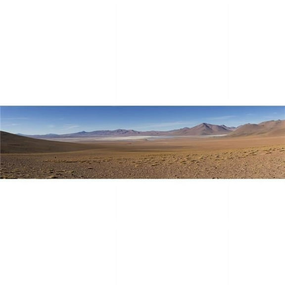 Posterazzi DPI12281377 The Surreal Landscape of Bolivias Altiplano Region Near Uyuni - Bolivia Poster Print - 30 x 7 in.