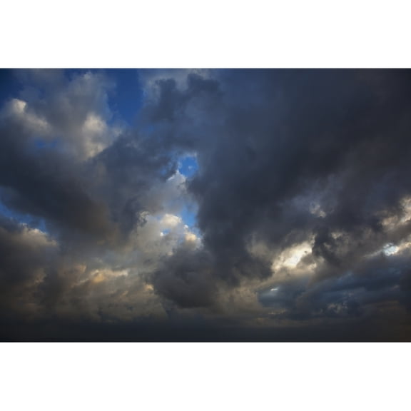 Posterazzi DPI12286903 Storm Clouds Forming - Israel Poster Print by Reynold Mainse, 19 x 12