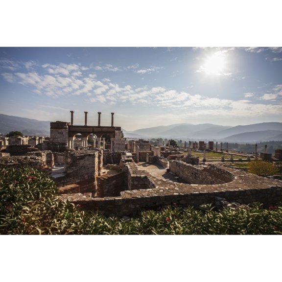 Posterazzi DPI12288903LARGE Ruins of Saint Johns Basilica & The Tomb of Saint John - Ephesus Izmir Turkey Poster Print by Reynold Mainse, 38 x 24 - Large