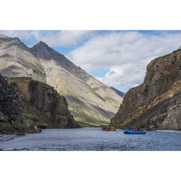 Posterazzi DPI12303387 Rafters Among Canyon Walls On The Marsh Fork of The Canning River in The Arctic National Wildlife Refuge Summer Alaska 1 Poster Print by Cathy Hart, 19 x 12