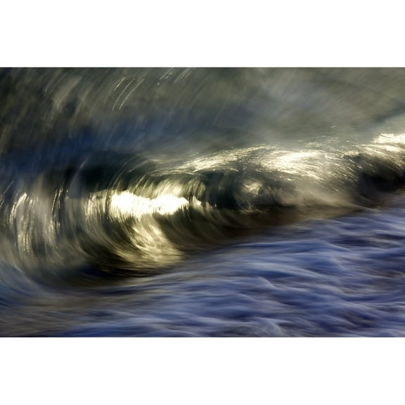 Posterazzi DPI12305493 Ocean Wave Blurred by Motion - Hawaii United States of America Poster Print by Vince Cavataio, 19 x 12