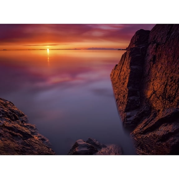Posterazzi DPI12305558 Scenic Sunset Along Turnagain Arm Southcentral Alaska Summer Poster Print by Kevan Dee, 18 x 13