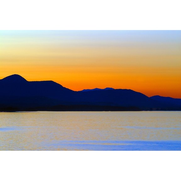 Posterazzi DPI1767024 A Mountain Silhouette Poster Print by Raven Regan, 17 x 11