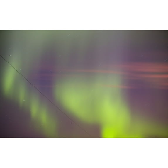 Posterazzi DPI1771740LARGE Twilight with Northern Lights Poster Print by Carson Ganci, 34 x 22 - Large