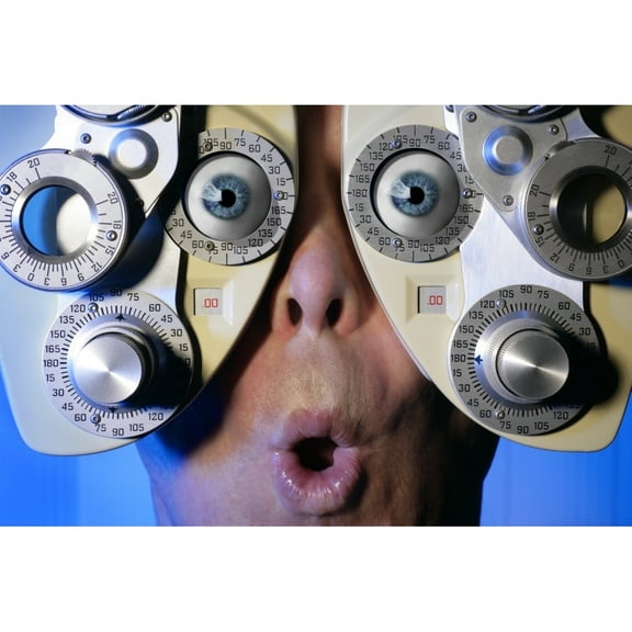 Posterazzi DPI1774757 Eye Exam Poster Print by Don Hammond, 17 x 11