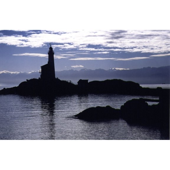 Posterazzi DPI1782885LARGE A Scenic Lighthouse Poster Print by Greg Wilson, 34 x 22 - Large