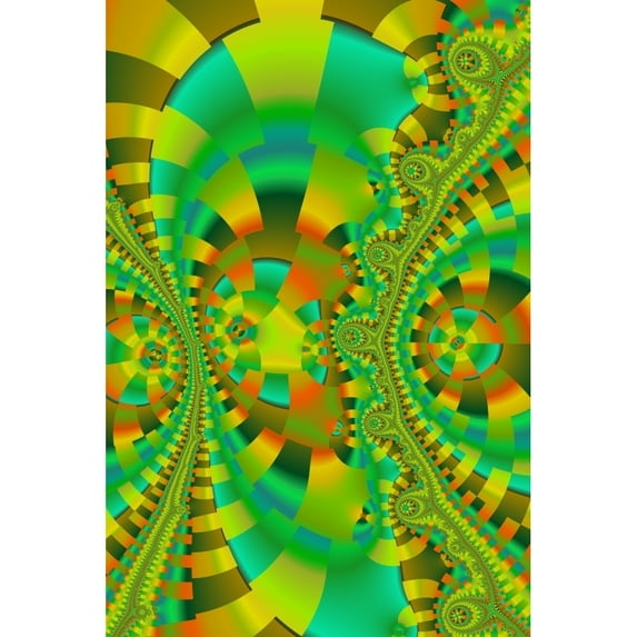 Posterazzi DPI1789269LARGE Multicolored Abstract Poster Print by Paul Sale, 26 x 38 - Large