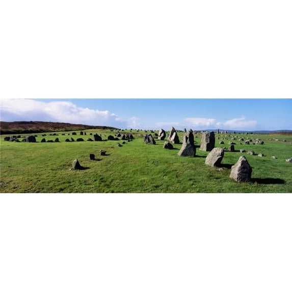 Posterazzi DPI1798866LARGE Standing Stones On A Landscape Beaghmore Stone Circle Cookstown County Tyrone Northern Ireland Poster Print by The Irish Image Collection, 44 x 14 - Large