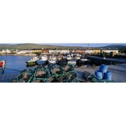 Posterazzi DPI1798872LARGE Fishing Boat Moored At A Harbor Portmagee Harbor Ring of Kerry County Kerry Republic of Ireland Poster Print by The Irish Image Collection, 44 x 14 - Large