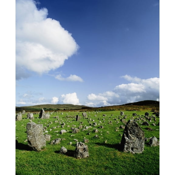 Posterazzi DPI1799371 Beaghmore Stone Circles Co Tyrone Ireland Poster Print by The Irish Image Collection, 14 x 17