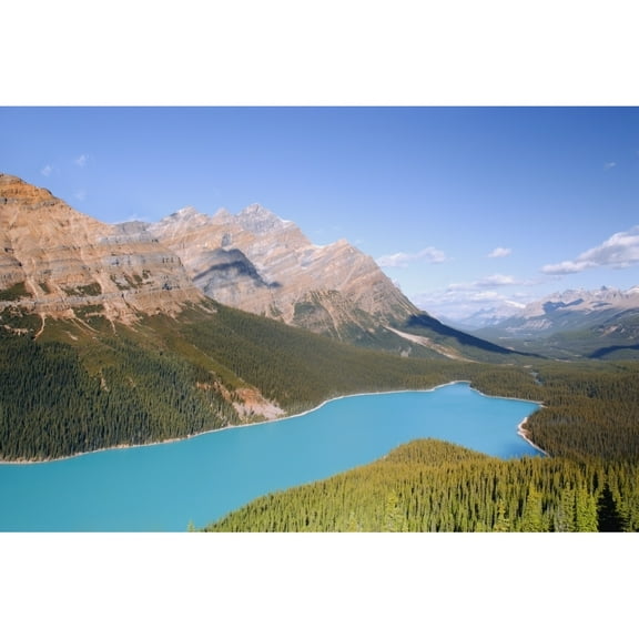 Posterazzi DPI1801102 Peyto Lake Banff National Park Alberta Canada Poster Print by Carson Ganci, 17 x 11