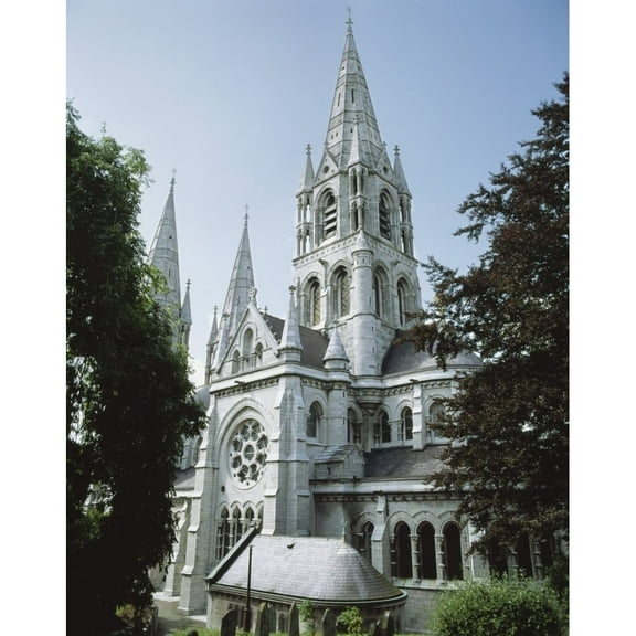 Posterazzi DPI1803299LARGE Saint Finbarres Cathedral Cork City Co Cork Ireland Poster Print by The Irish Image Collection, 26 x 34 - Large
