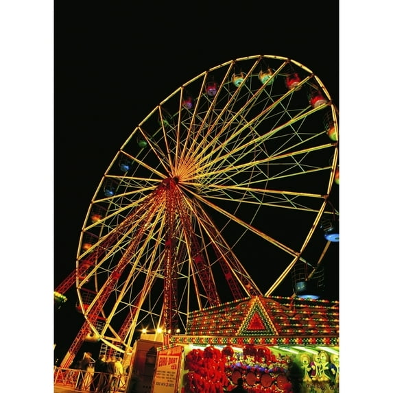 Posterazzi DPI1803319LARGE Derry Co Derry Ireland - Ferris Wheel Poster Print by The Irish Image Collection, 24 x 34 - Large