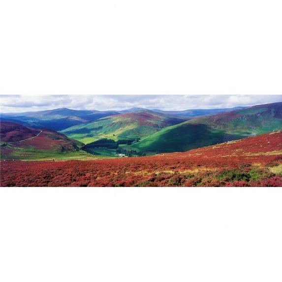 Posterazzi DPI1804680LARGE Wicklow Way Co Wicklow Ireland - Long Distance Walking Trail Near Luggala Poster Print by The Irish Image Collection, 44 x 14 - Large