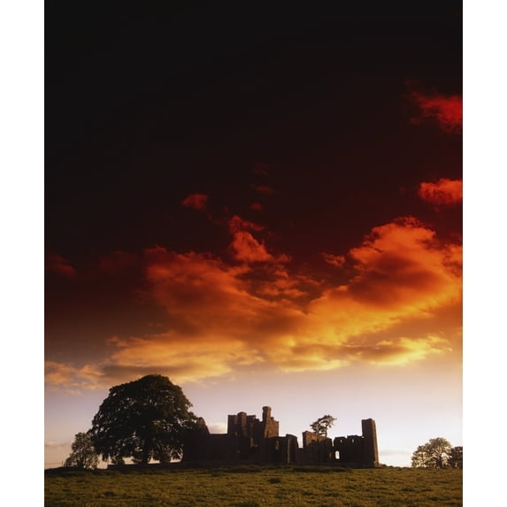 Posterazzi DPI1805093 Co Meath Bective Abbey Ireland Poster Print by The Irish Image Collection, 13 x 16