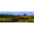 thumbnail image 1 of Posterazzi DPI1805574LARGE Summer Shot of Old Shack by Creek St. Albert Alberta Canada Poster Print by Corey Hochachka, 44 x 14 - Large, 1 of 1