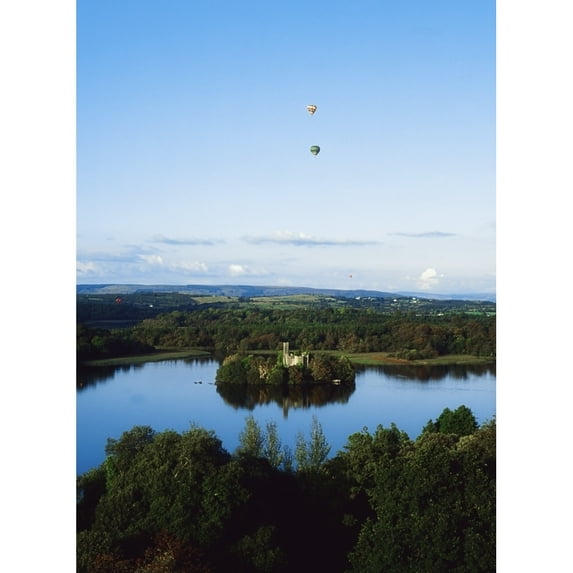Posterazzi DPI1806766LARGE Castle Island Lough Key Forest Park Boyle Co Roscommon Ireland Historical Poster Print by The Irish Image Collection, 24 x 34 - Large