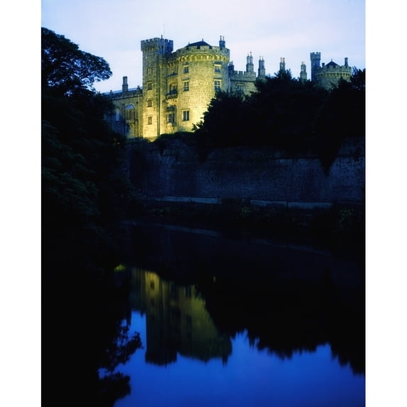 Posterazzi DPI1808612 Kilkenny Castle Co Kilkenny Ireland - 12th Century Norman Castle Poster Print by The Irish Image Collection, 13 x 17