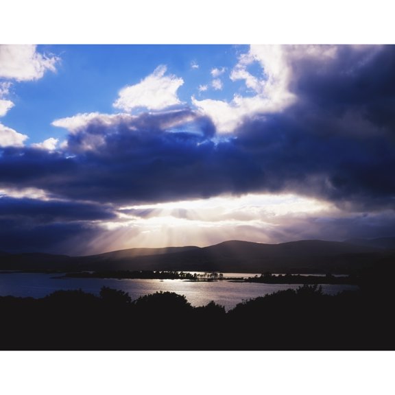 Posterazzi DPI1808627 Kenmare Bay Dunkerron Islands Co Kerry Ireland - Sunset Over A Bay Poster Print by The Irish Image Collection, 17 x 13