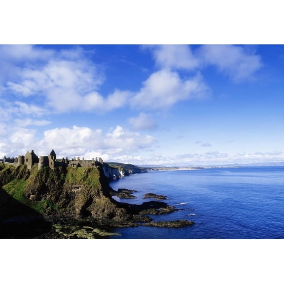 Co Antrim, Dunluse Castle Poster Print (18 x 12)