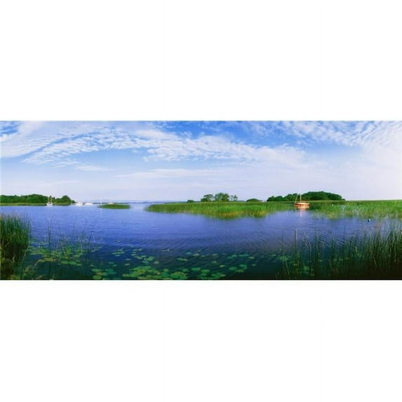 Posterazzi DPI1817578 Terryglass Lough Derg Co Tipperary Ireland Poster Print by The Irish Image Collection, 34 x 13